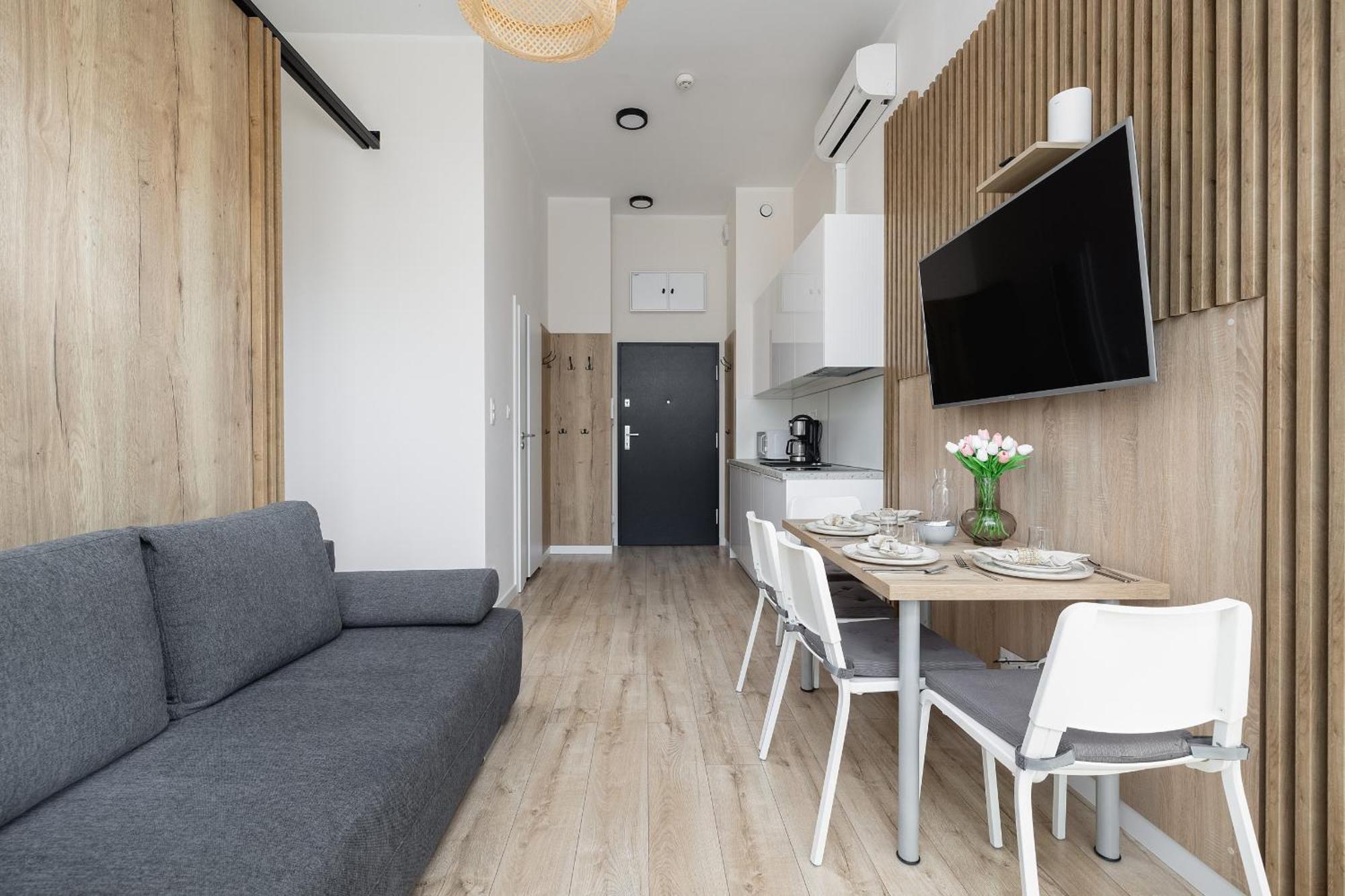 Modern Studio With Terrace And Parking In Swinoujscie By Noclegi Renters Bagian luar foto