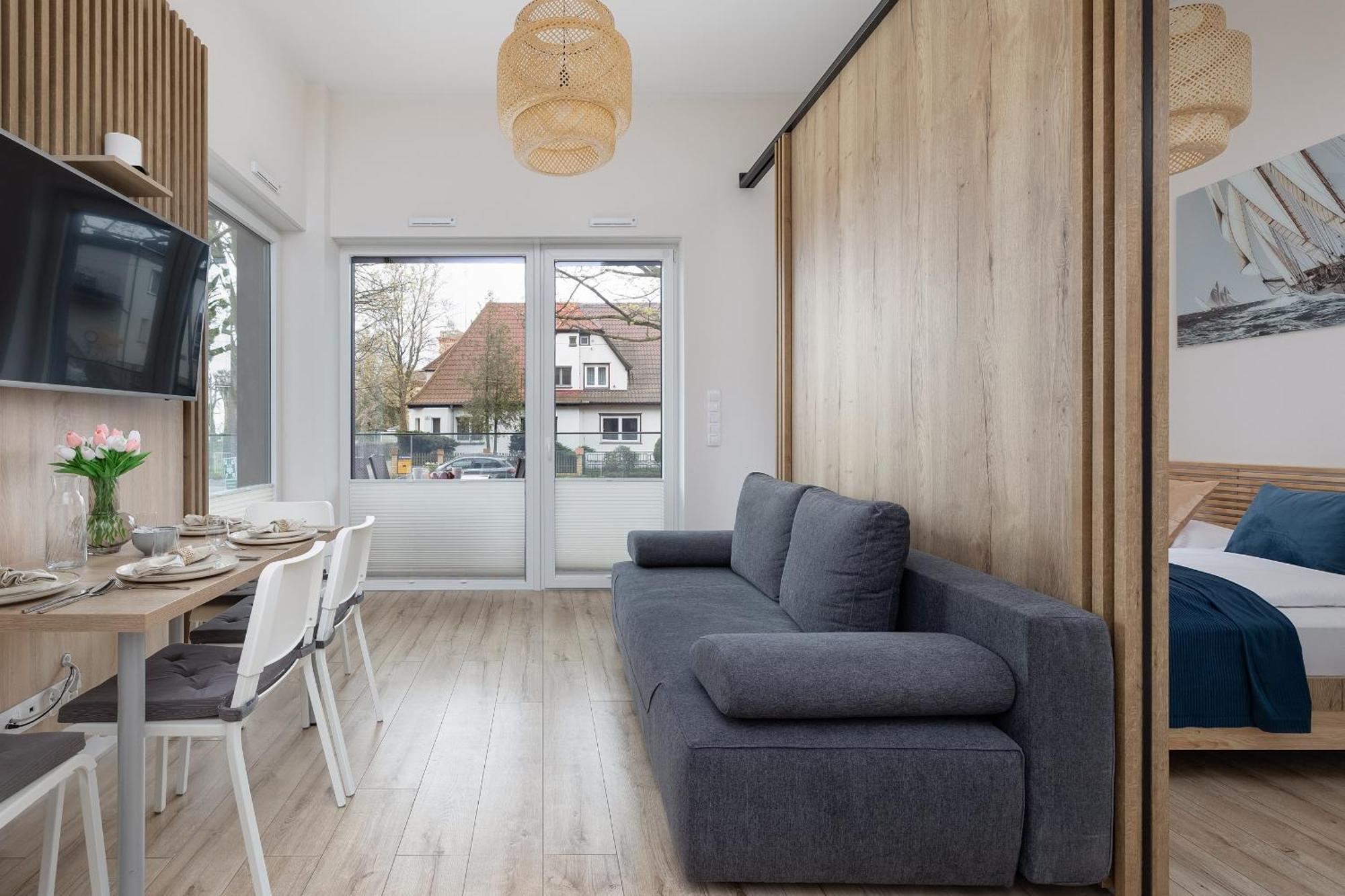 Modern Studio With Terrace And Parking In Swinoujscie By Noclegi Renters Bagian luar foto